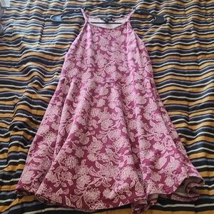 Sundress, Forever 21, Small, Maroon and white